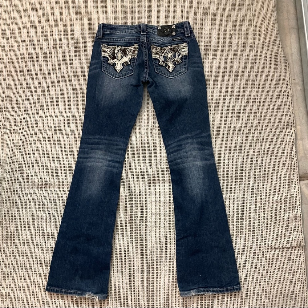 MISS ME Women's Signature Boot Jeans Size 28 - Picture 3 of 4